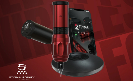 その他 STIGMA ROTARY Spear1.0 red Stigma Rotary Tattoo Pen – Spear - Hildbrandt Tattoo Supply